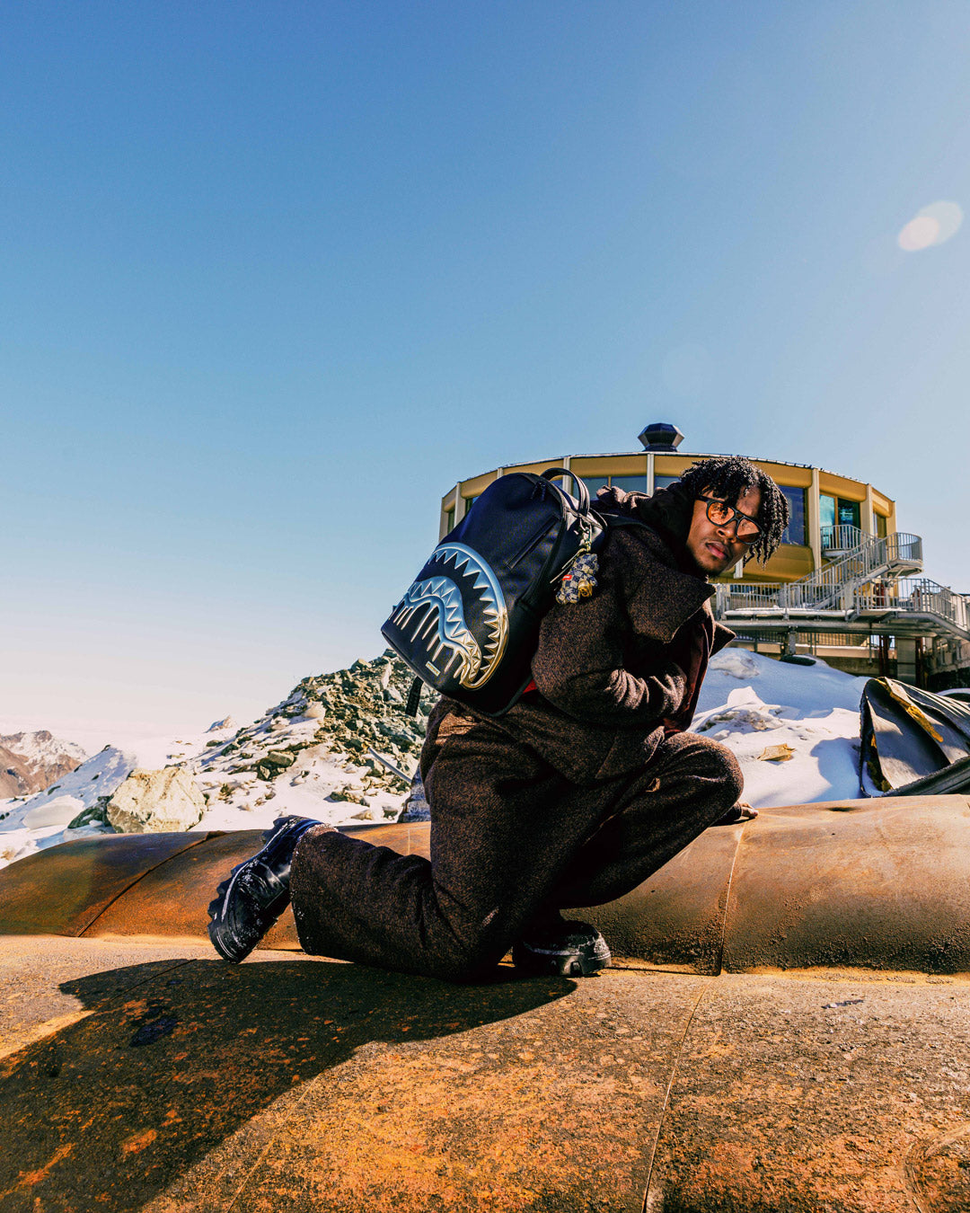 GOLDHEART SHARK DRIP BACKPACK