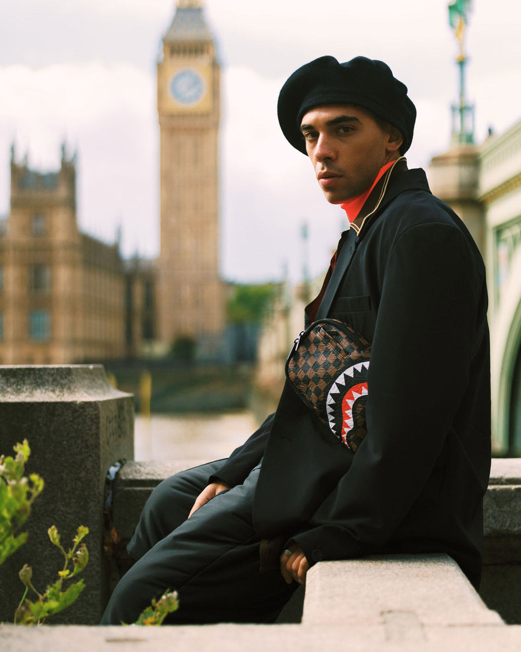 THE PRIVATE JET SHARK CLUB BACKPACK SLING