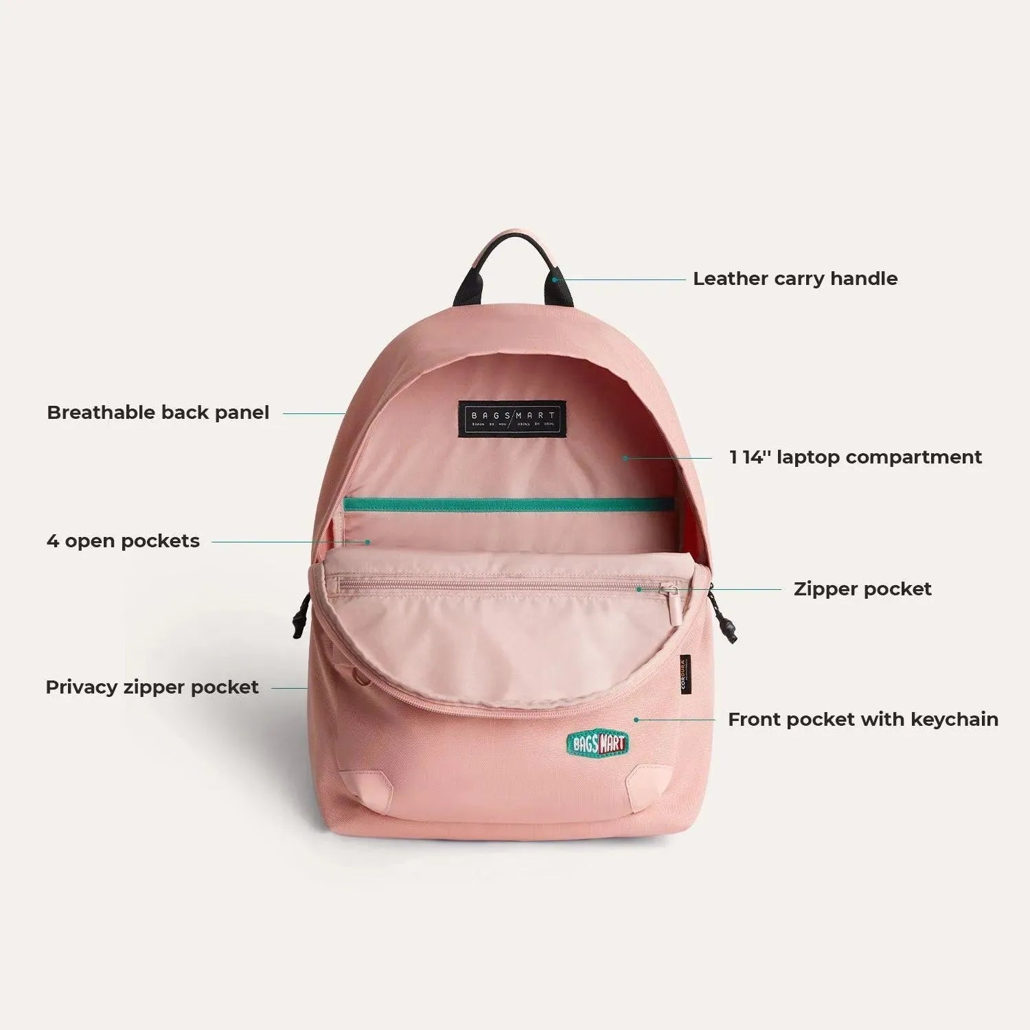 (FREE GIFT?Cordura? Campus Backpack with Laptop Sleeve