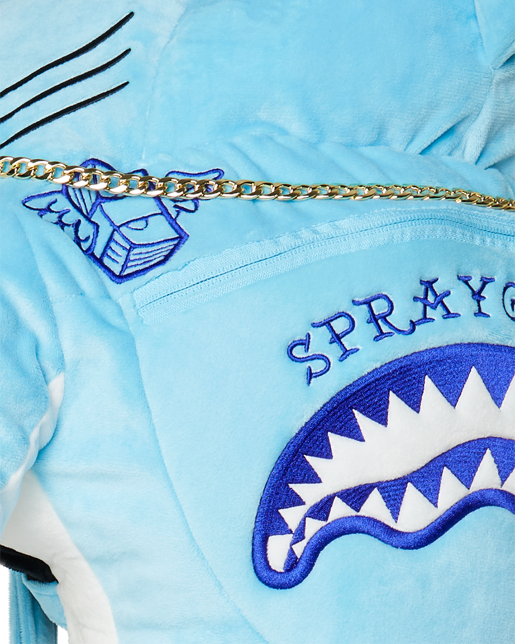 STUFFED SAVAGE HOODY BACKPACK SHARK