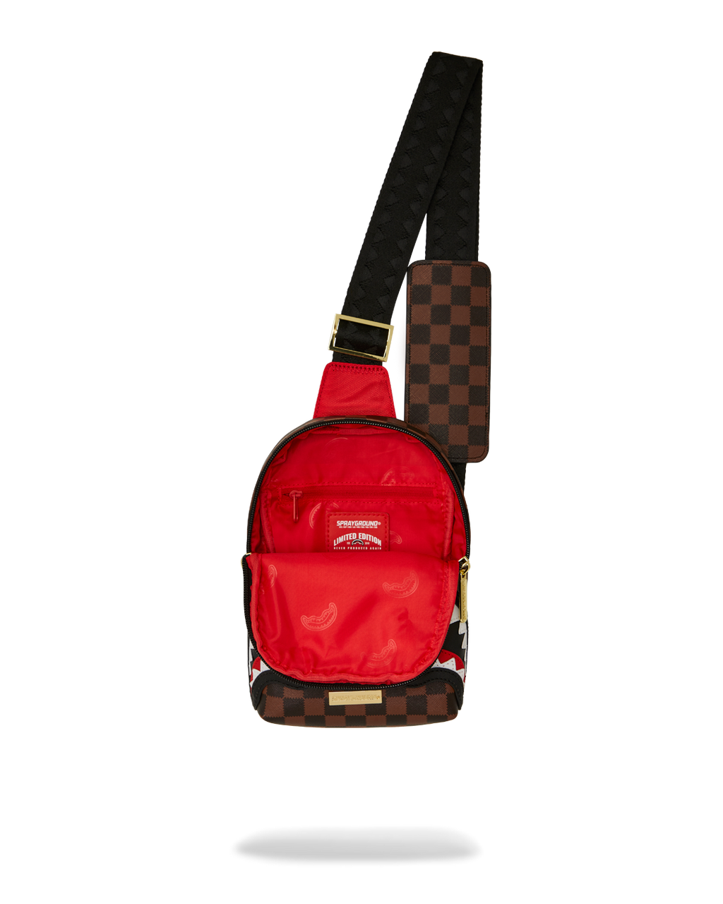 SAWTOOTH SHARKS IN PARIS ONE-STRAP SLING