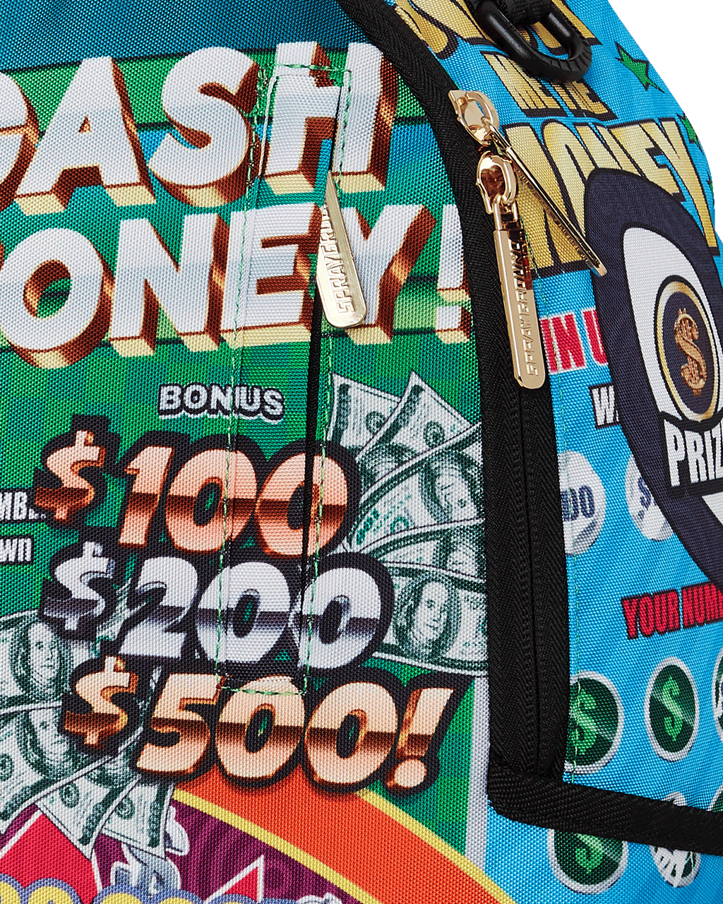 BIG MONEY BIG MONEY BACKPACK (COMES WITH SCRATCH OFF PLAYING CARD)