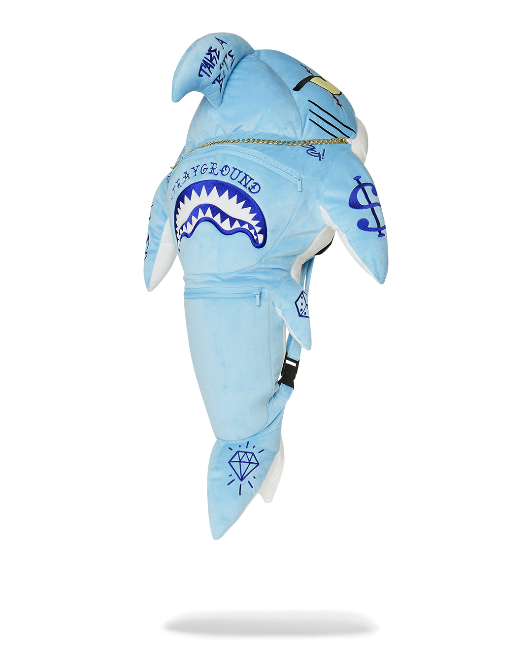 STUFFED SAVAGE HOODY BACKPACK SHARK