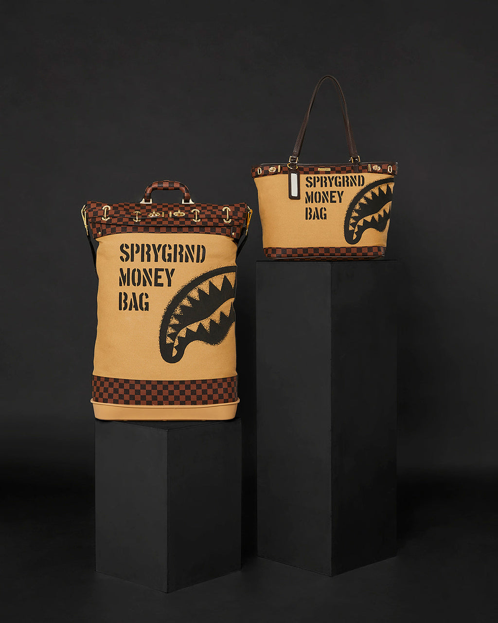 SPRAYGROUND MONEY BAG BUNDLE (2 PCS)